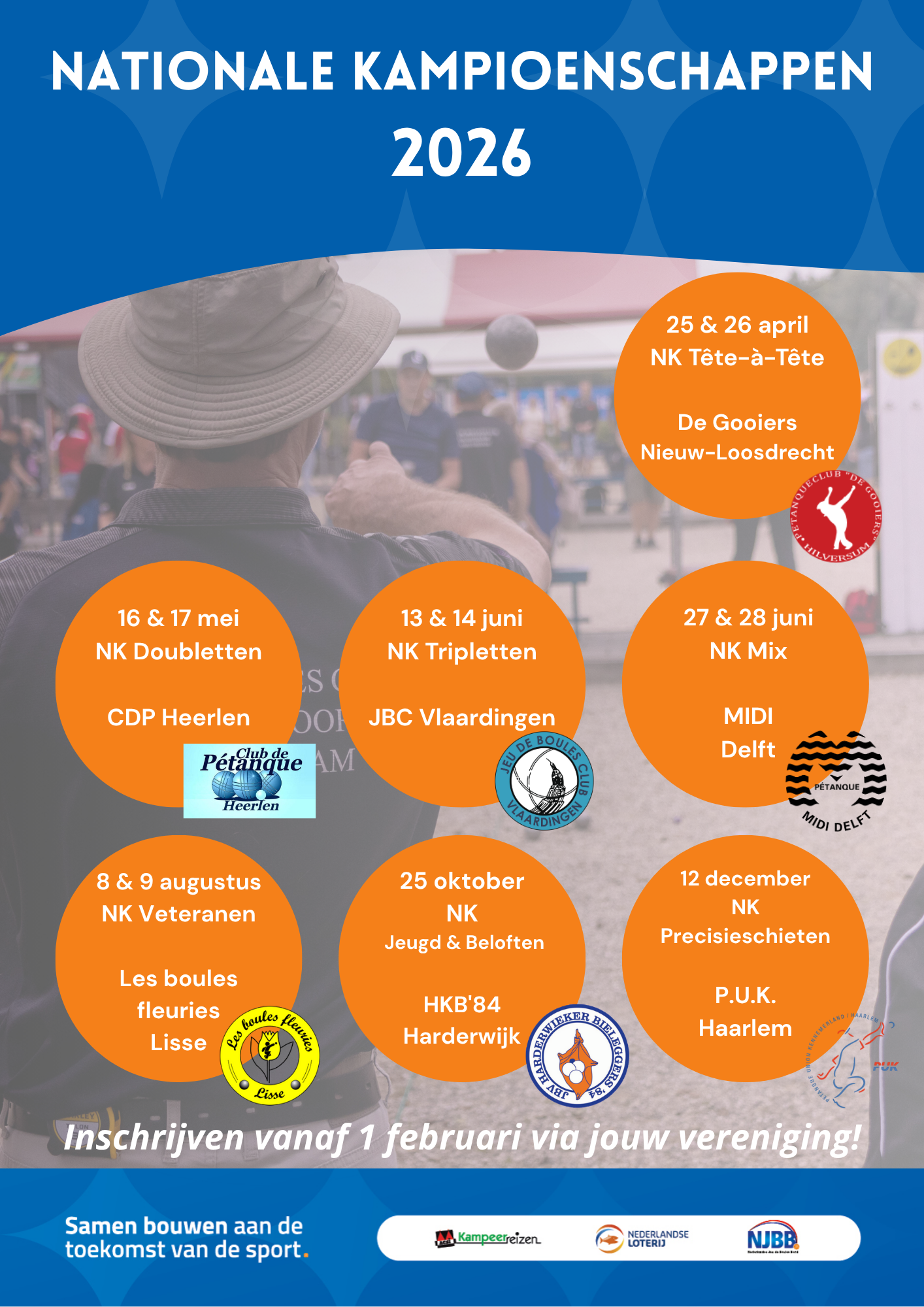 Data en locaties NK’s 2026 bekend!